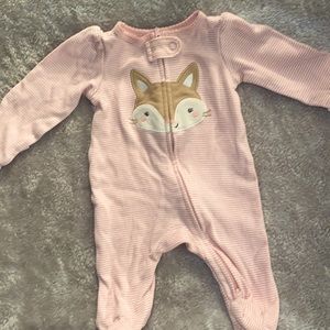 Adorable baby girl sleeper